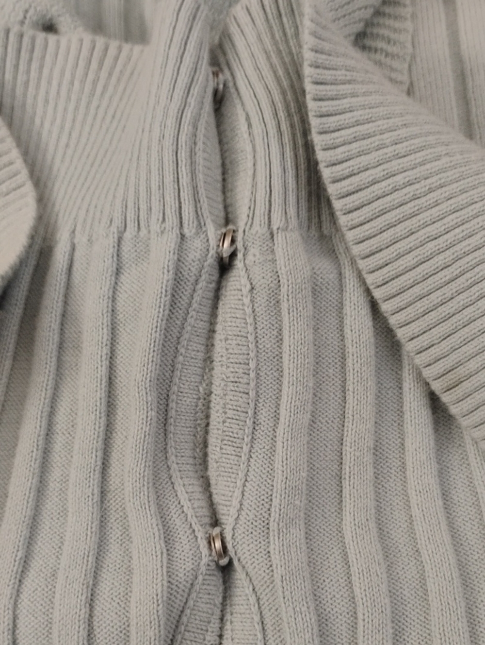 Van Heusen Ruffle-Trim Ribbed Cardigan - Picture 5 of 9